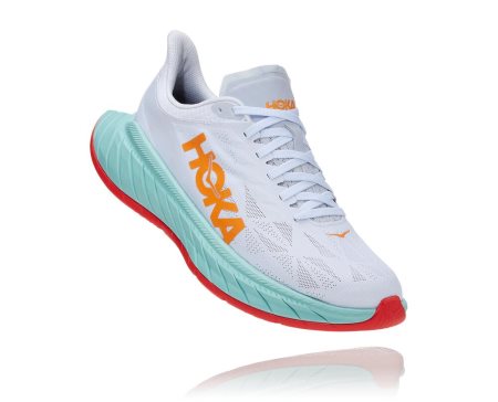 Hoka One One Carbon X 2 Moški Road Tekaški Čevlji Bela / Oranžna SI-397412N